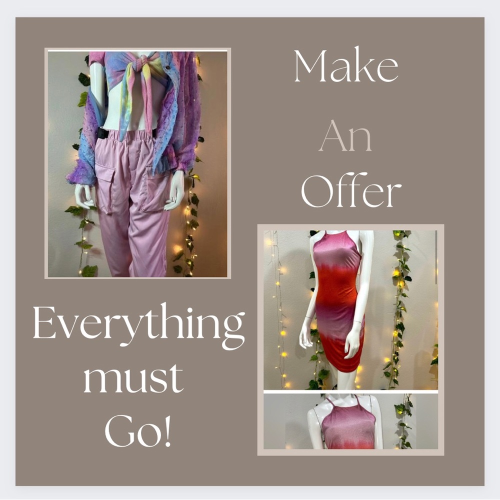 All my clothes must go!